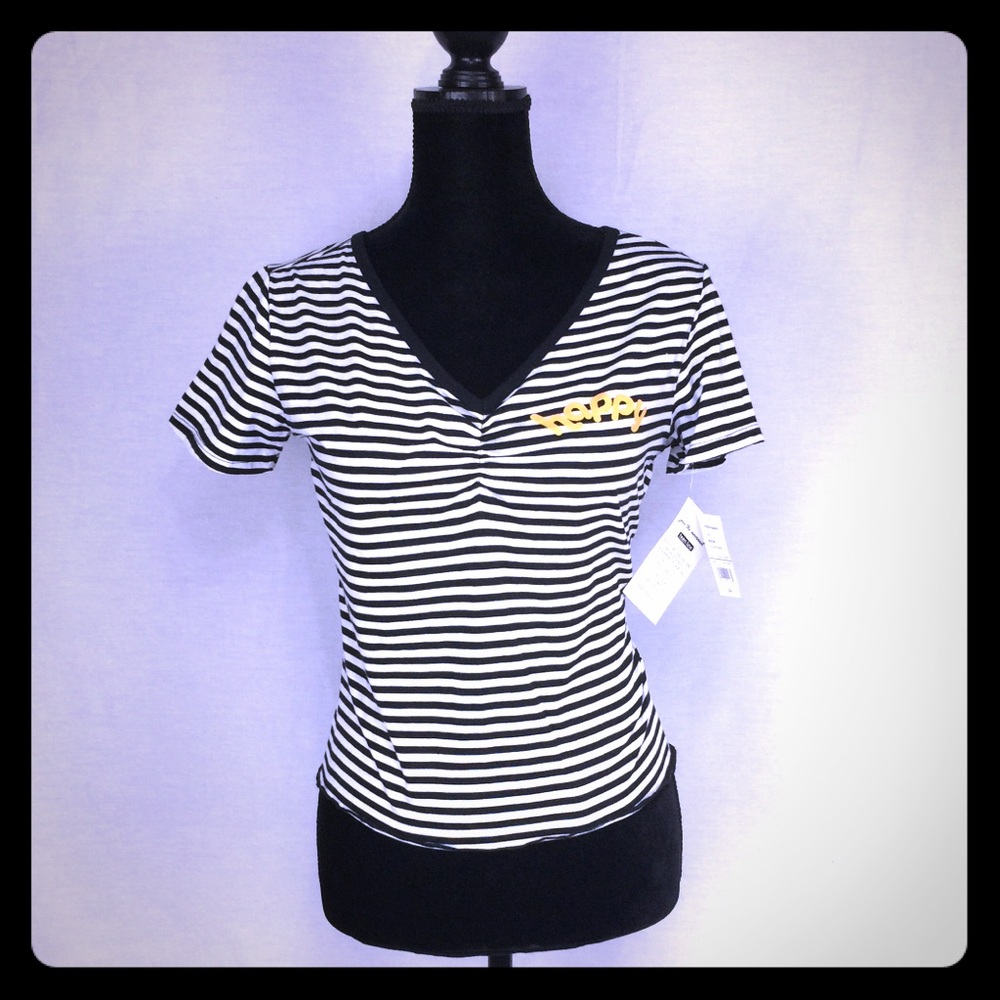 Happy stripe tee